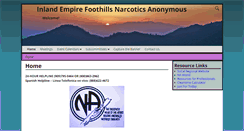 Desktop Screenshot of iefoothillsna.org